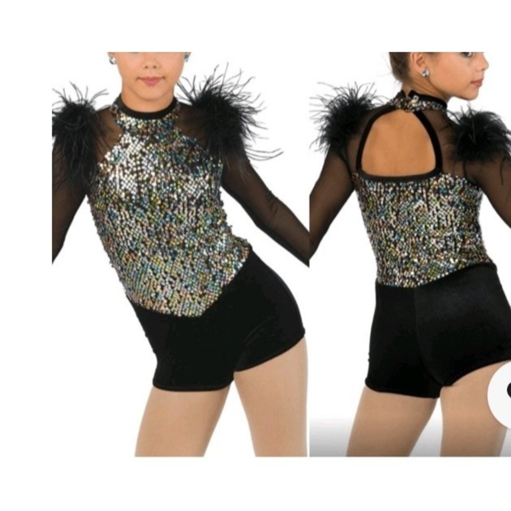 A wish come true Sequence costume leotard feather 222387 Did Ya MA Medium adult